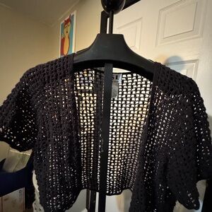 Karin Stevens mesh bolero jacket